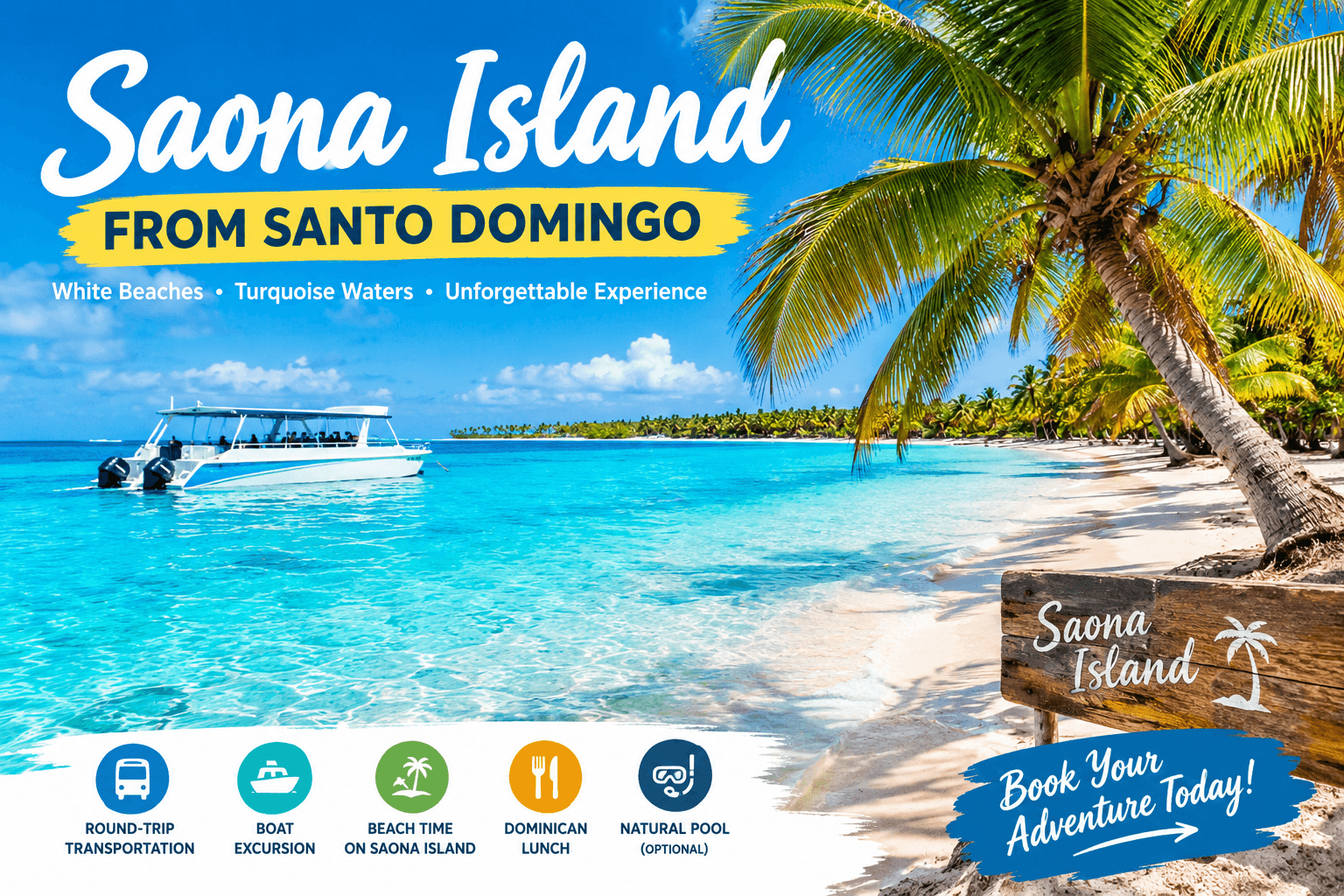 Insel Saona von Santo Domingo: Tagesausflugsführer